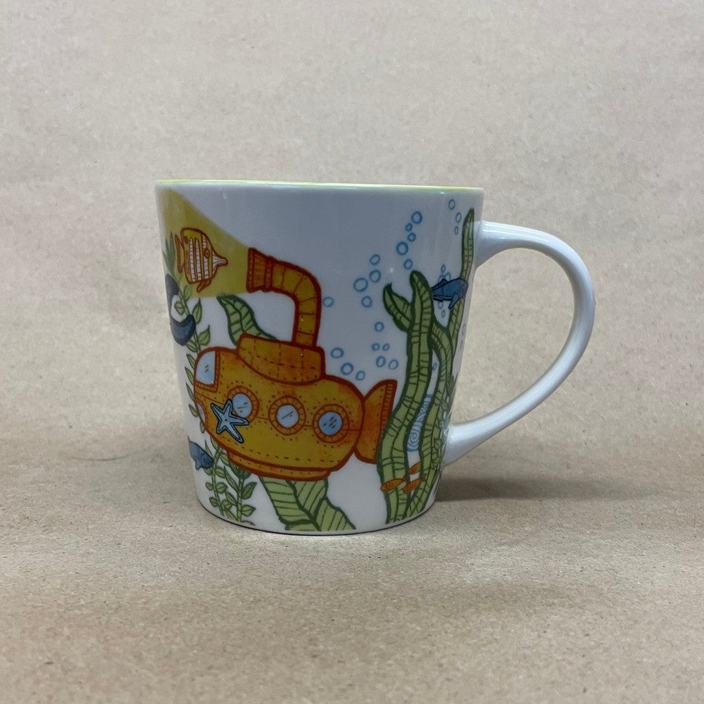 Starbucks Under the Sea Yellow Submarine Mug-2010